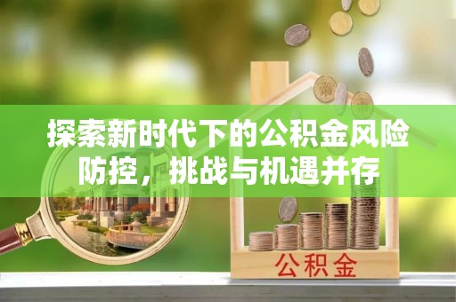 嘉鱼探索新时代下的公积金风险防控，挑战与机遇并存