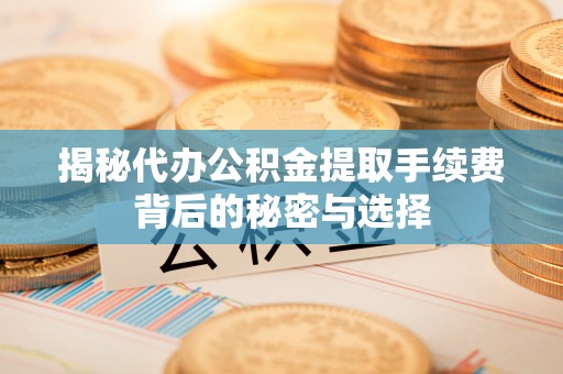 嘉鱼揭秘代办公积金提取手续费背后的秘密与选择
