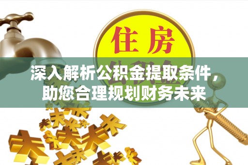 嘉鱼深入解析公积金提取条件，助您合理规划财务未来