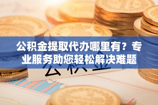 嘉鱼公积金提取代办哪里有？专业服务助您轻松解决难题